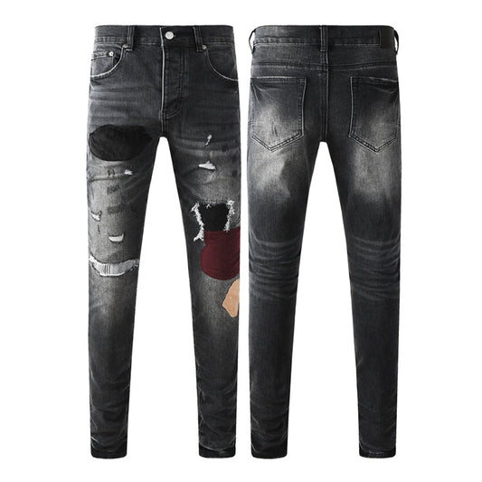 PURPLE  Fashion Jeans 9135