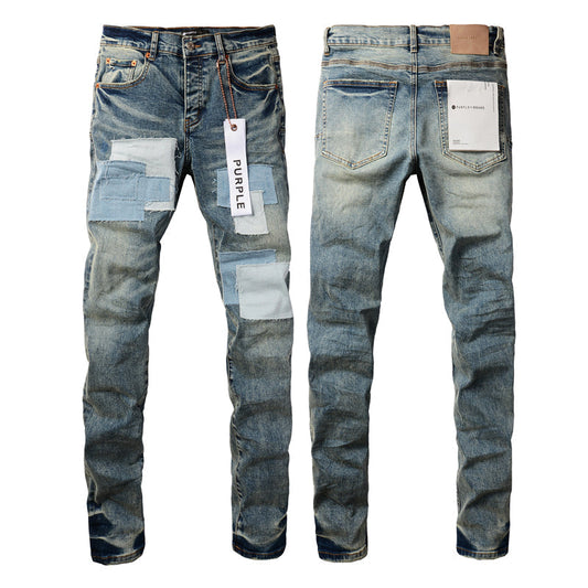SOLLSALE-PURPLE  Fashion Jeans 9015